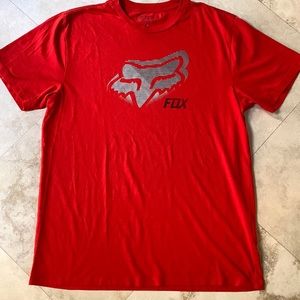 Mens Fox Red shirt Size Large